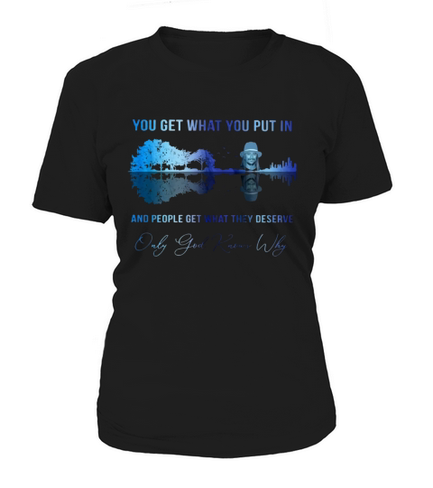 Kid rock you get what you put in only god knows why guitar lake shirt - Ladies Flowy Tank Women's T-Shirt
