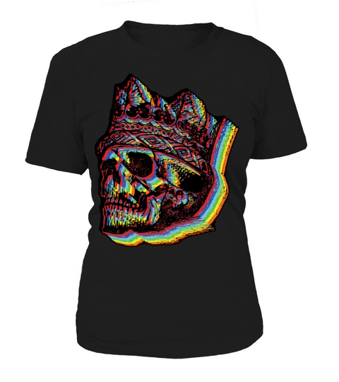 King Skull Glitch Women's T-Shirt