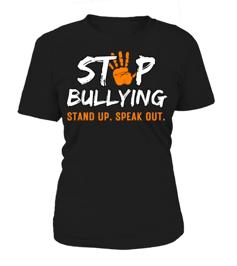 Stop Bullying Orange Stand Up Speak Out Women's T-Shirt