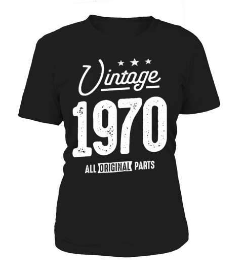 Vintage Born in 1970 - 52nd Birthday Retro Classic Women's T-Shirt