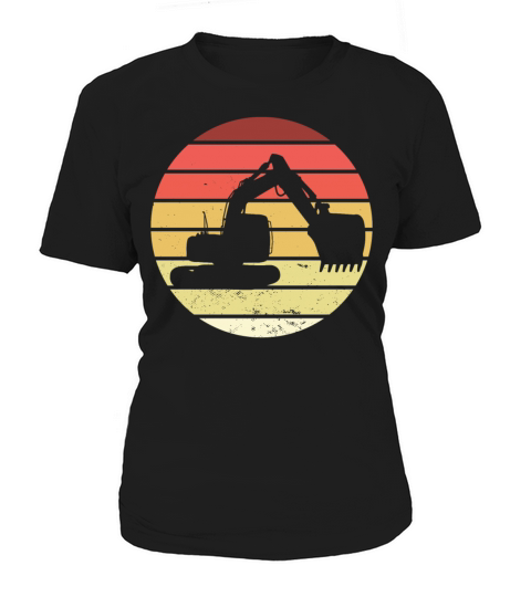 Vintage Retro Excavator Women's T-Shirt