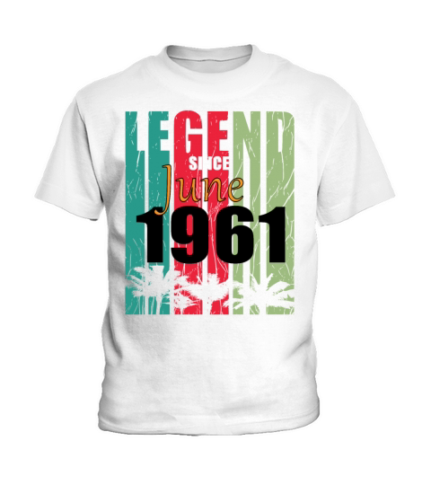 1961 vintage born in June gift Kids T-Shirt