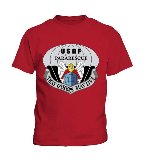 Air Force Pararescue PJ Military Veteran Morale T-Shirt Kids T-Shirt