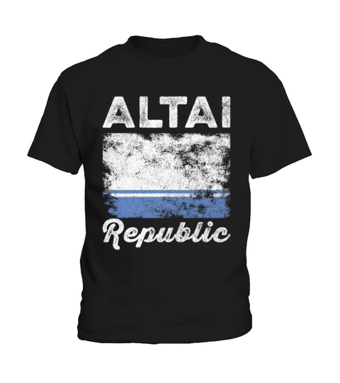 Altai Flag Distressed - Altaian Flag Kids T-Shirt
