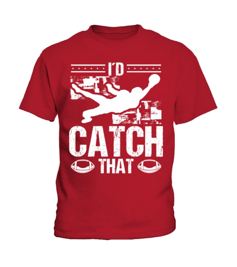 American Football Wide Receiver Id catch that Kids T-Shirt