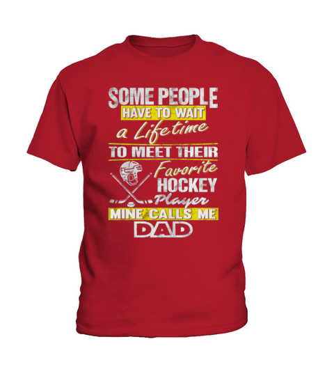 HOCKEY PLAYER DAD T shirt Kids T-Shirt