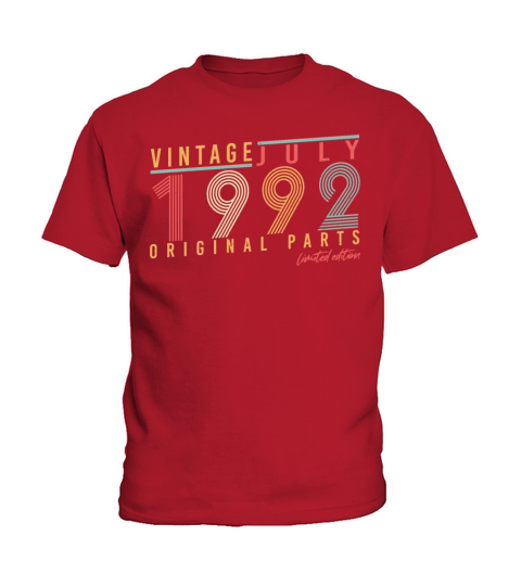 July 1992 30th Birthday Kids T-Shirt