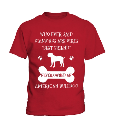 My Best Friend Is American Bulldog Cool Gift Kids T-Shirt