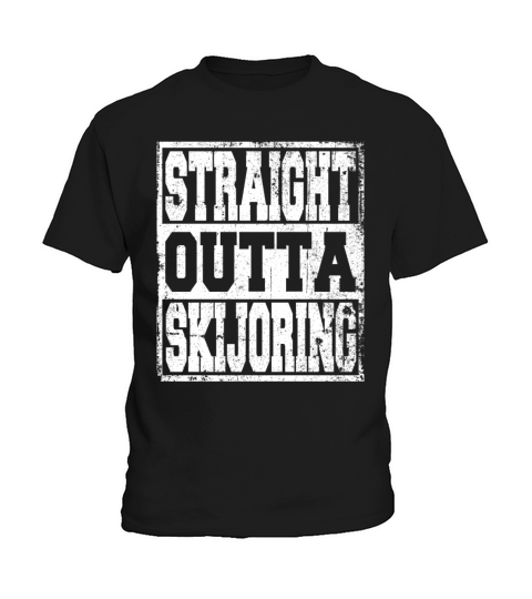 Skijoring Saying funny Kids T-Shirt