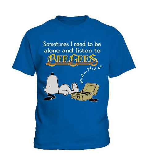 Sometimes I need to be alone and listen to Bee Gees Kids T-Shirt