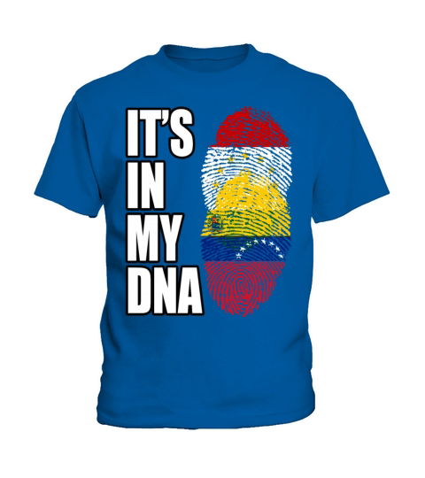 Tajikistani And Venezuelan Vintage Heritage DNA Fl Kids T-Shirt