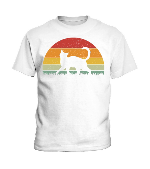 Vintage Retro Cat Vintage Cat Kids T-Shirt
