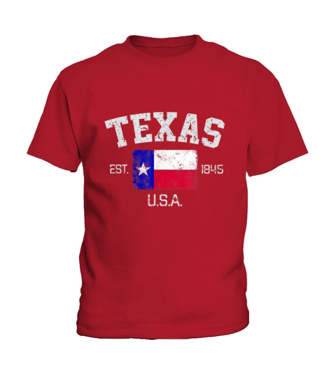 Vintage Texas Austin EST 1845 Souvenir Gift Kids T-Shirt