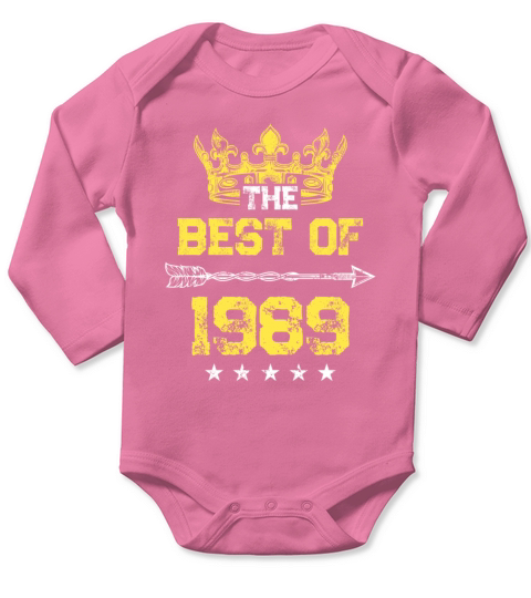 1989 best of birthday Long Sleeve Baby One-Piece