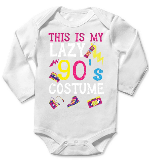 90s Vibe 1990 Vintage Nineties This Is My 90s Long Sleeve Baby One-Piece