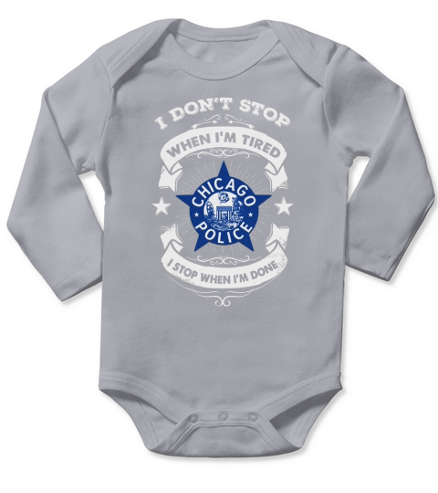 Chicago Police Department Long Sleeve Baby One-Piece