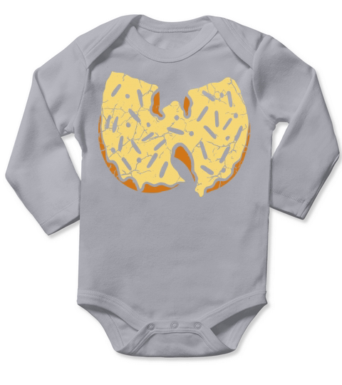 donut wutang cream vanilla Long Sleeve Baby One-Piece