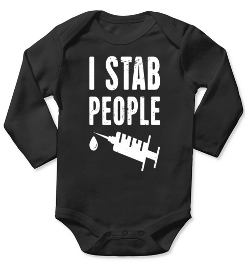 funny nursing student design Long Sleeve Baby One-Piece