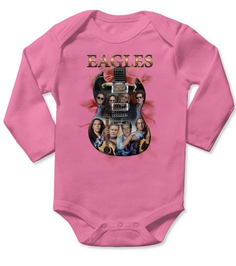 Guitar Eagles Rock Band signatures shirt - Unisex Long Sleeve Long Sleeve Baby One-Piece