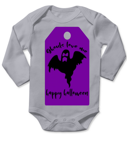 Halloween Gift Tags Printable Halloween 4 Long Sleeve Baby One-Piece
