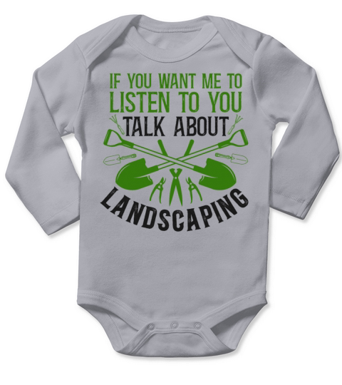 Landscaper Landscaping Landscape Long Sleeve Baby One-Piece