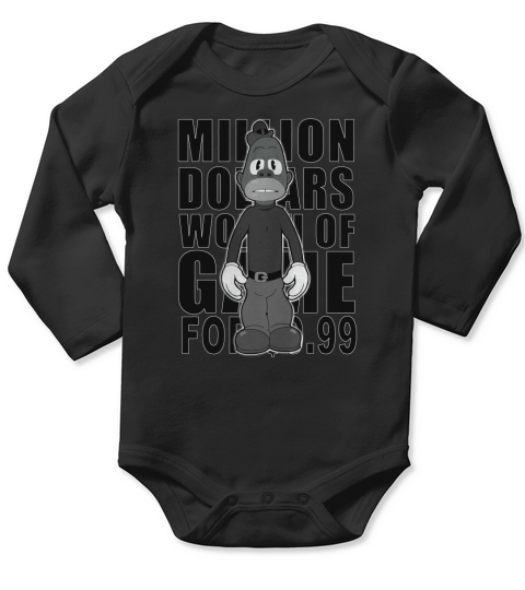 Million Dollars Worth of Game Long Sleeve Baby One-Piece