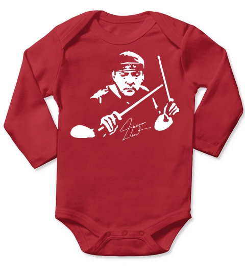 Neil Peart Long Sleeve Baby One-Piece