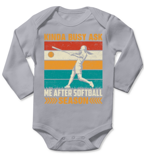 Retro Vintage Style Kinda Busy Ask Me After Long Sleeve Baby One-Piece