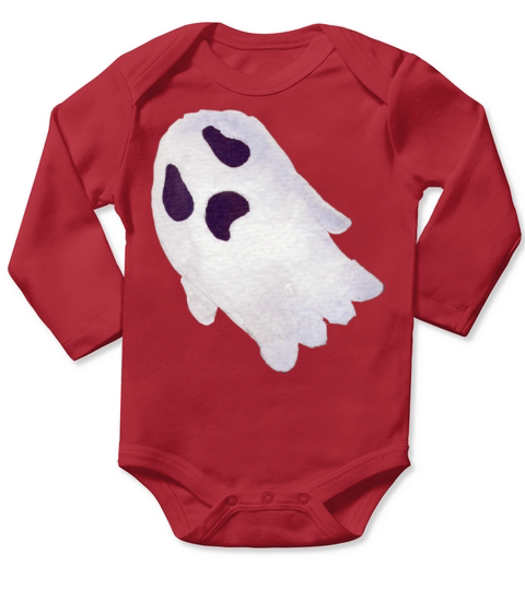 Thanksgiving ghost and Halloween ghost Long Sleeve Baby One-Piece