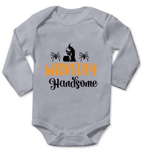 Wickedly Handsome Halloween Costume Fashion Long Sleeve Baby One-Piece