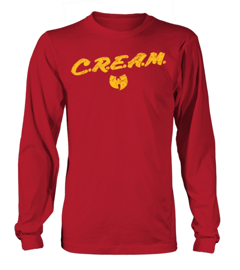 cream small wutang yellow Long sleeved Unisex