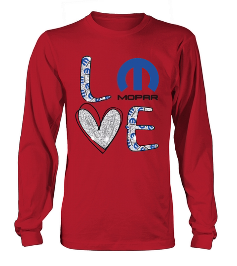 Glitter Love Mopar logo shirt - Ladies Flowy Tank Long sleeved Unisex