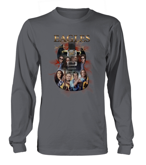 Guitar Eagles Rock Band signatures shirt - Unisex Long Sleeve Long sleeved Unisex