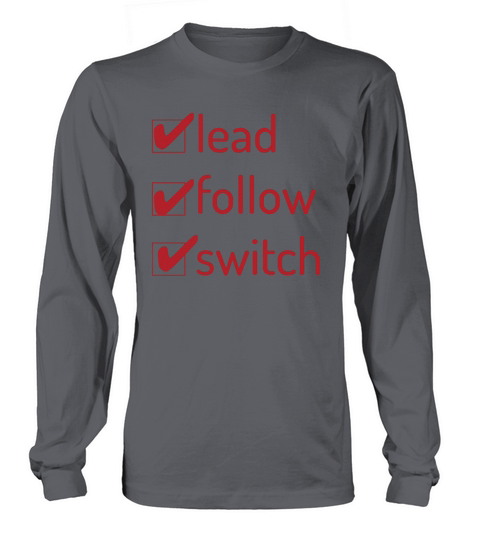 Lead Follow Switch   Womens Glow In The Dark Long sleeved Unisex