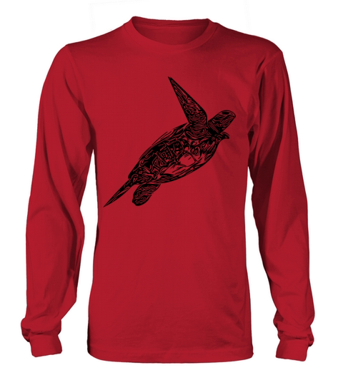 Vintage Turtle Emerging Long sleeved Unisex
