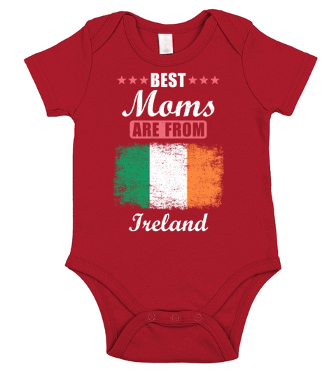 Best Moms are from Ireland Short Sleeve Baby One-Piece