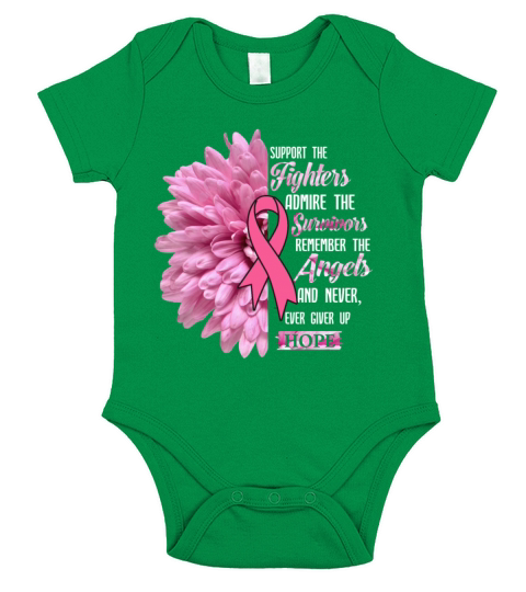 Breast Cancer Support The Fighters Gift For Her Short Sleeve Baby One-Piece