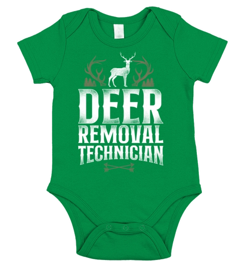 Buck Deer Hunting Hunter Vintage Short Sleeve Baby One-Piece