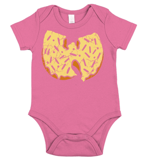 donut wutang cream vanilla Short Sleeve Baby One-Piece