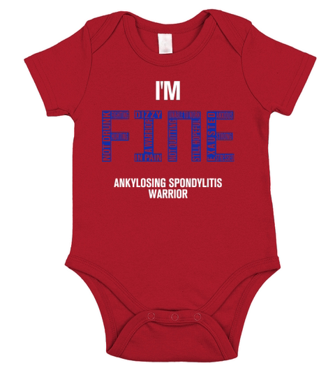 Fine  Ankylosing Spondylitis Short Sleeve Baby One-Piece