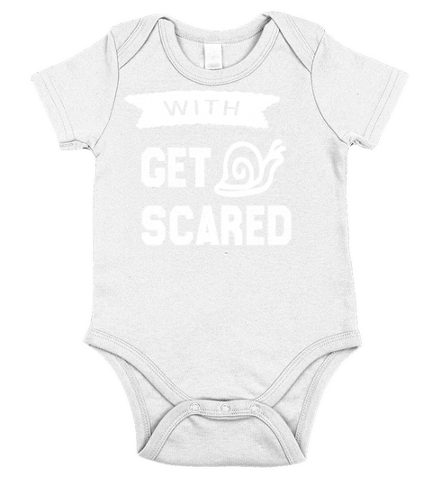 get scared Short Sleeve Baby One-Piece