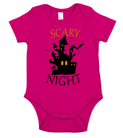 Halloween T-shirt Short Sleeve Baby One-Piece