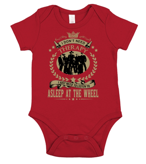 I just need to listen to ASLEEP AT THE WHEEL Short Sleeve Baby One-Piece