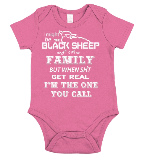 i might be the black sheep of the family Short Sleeve Baby One-Piece