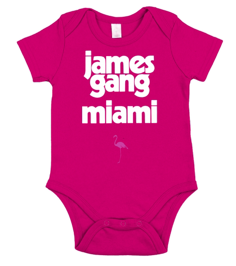 James Gang Miami Album Short Sleeve Baby One-Piece