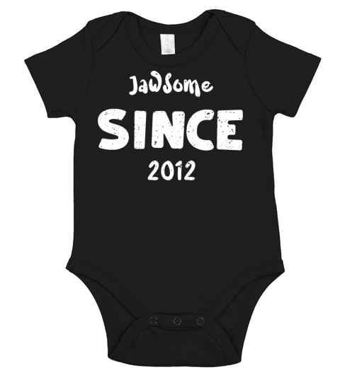 Jawsome Since 2012 - Birthday Short Sleeve Baby One-Piece