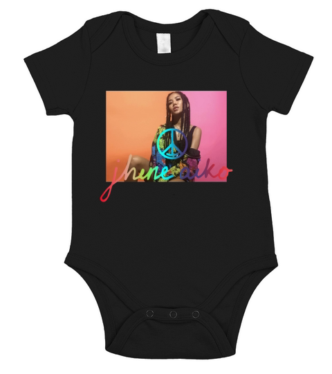 JHENE AIKO ART Short Sleeve Baby One-Piece