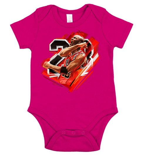 King Jordan Basketball player Short Sleeve Baby One-Piece