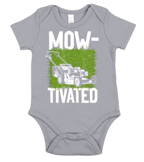 Lawn Mower Mowing Dad Father Short Sleeve Baby One-Piece