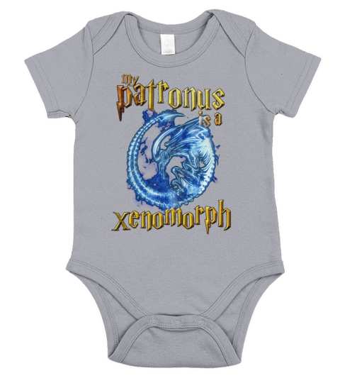 My Patronus Is A Xenomorph Short Sleeve Baby One-Piece